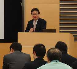 開会挨拶(産総研中国センター 柳下所長)