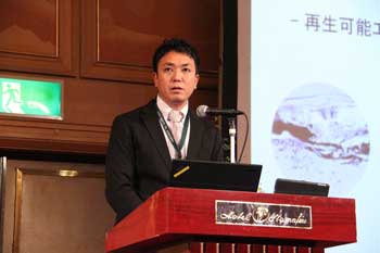 Photo:Dr. Taku Tsujimura (Hydrogen Energy Carrier Team)