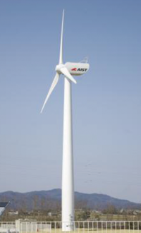 Research wind turbine Komaihaltec Inc. KWT300