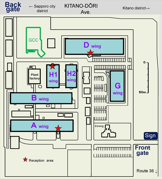 AIST Hokkaido Building Map Image