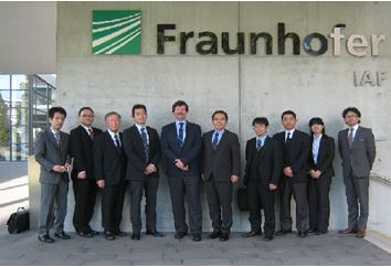 Photo:Visiting Fraunhofer Institute for Applied Solid State Physics (IAF)