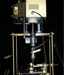 Photo of the measuring system
