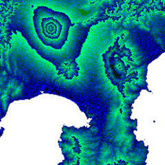 PNG標高タイルの例の図