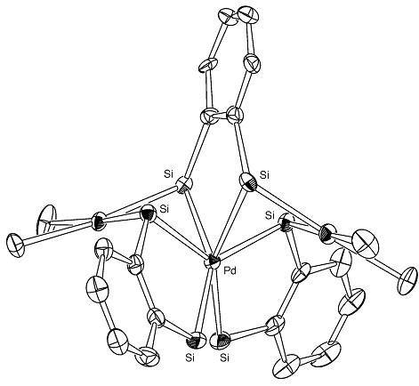 六価パラジウムの構造図