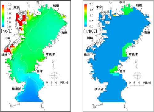 1990年計算結果例の図