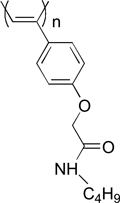 ポリマー1の化学構造式の図