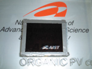 高性能色素増感型太陽電池の写真