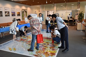 地質図の展示