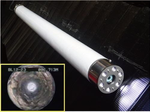 シーズ支援事業により開発した地熱井・温泉井用ボアホールスキャナー