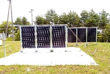 実験用太陽電池アレイ