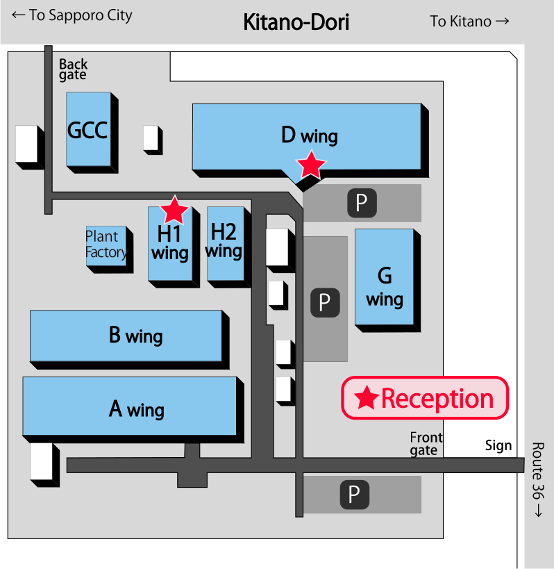 AIST Hokkaido Building Map Image