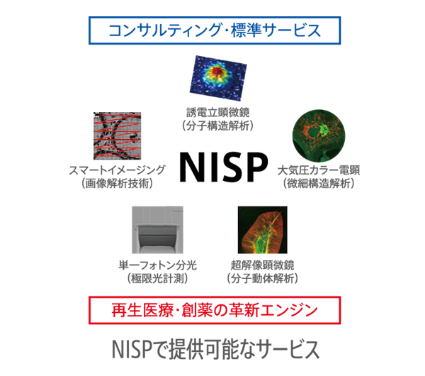 ナノイメージングソリューションプロジェクトイメージ図