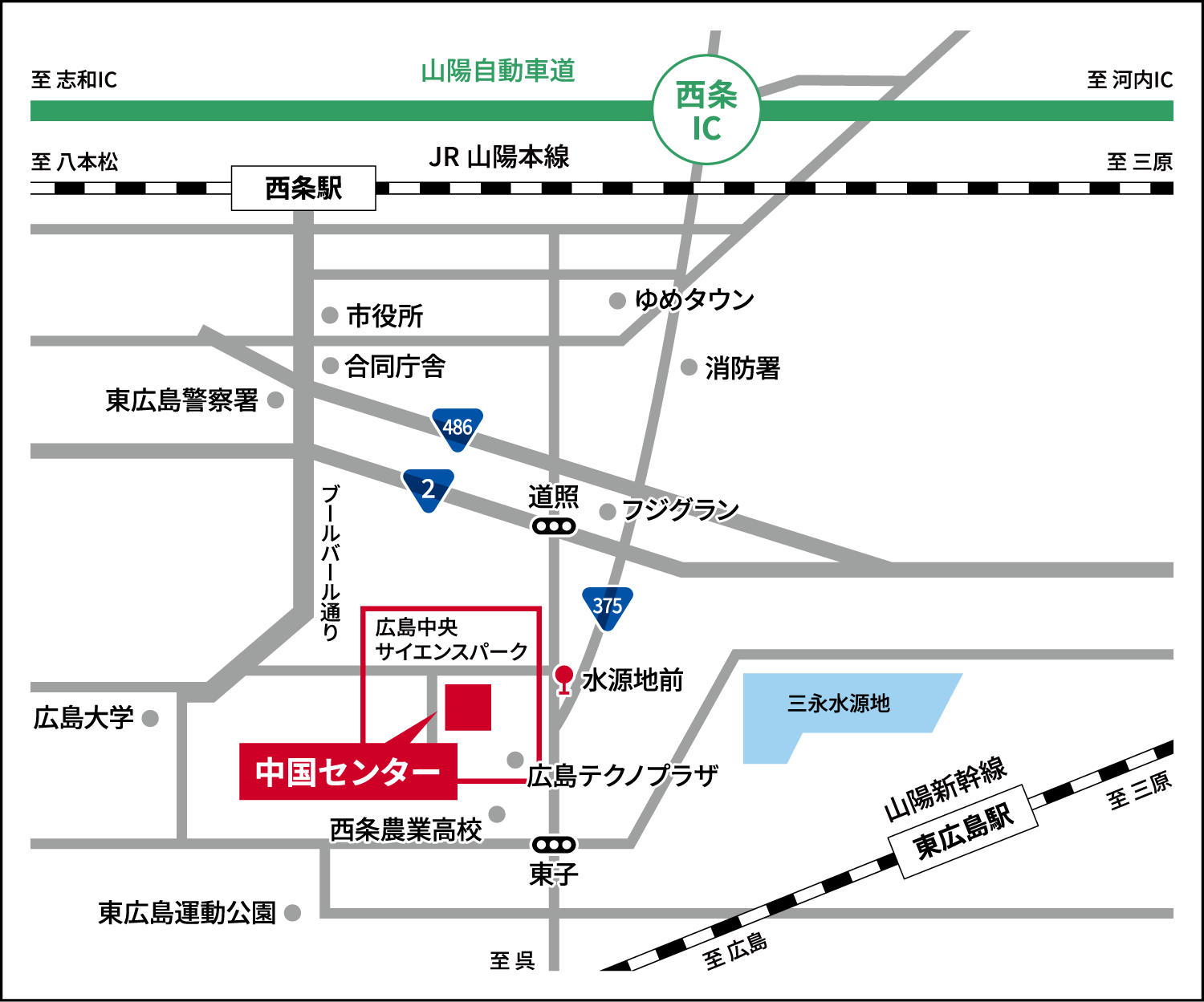 中国センター周辺地図