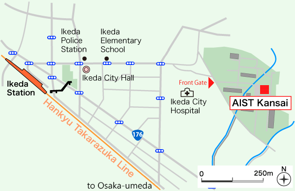 AIST Kansai Map Image