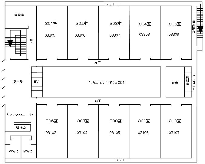 配置図3階