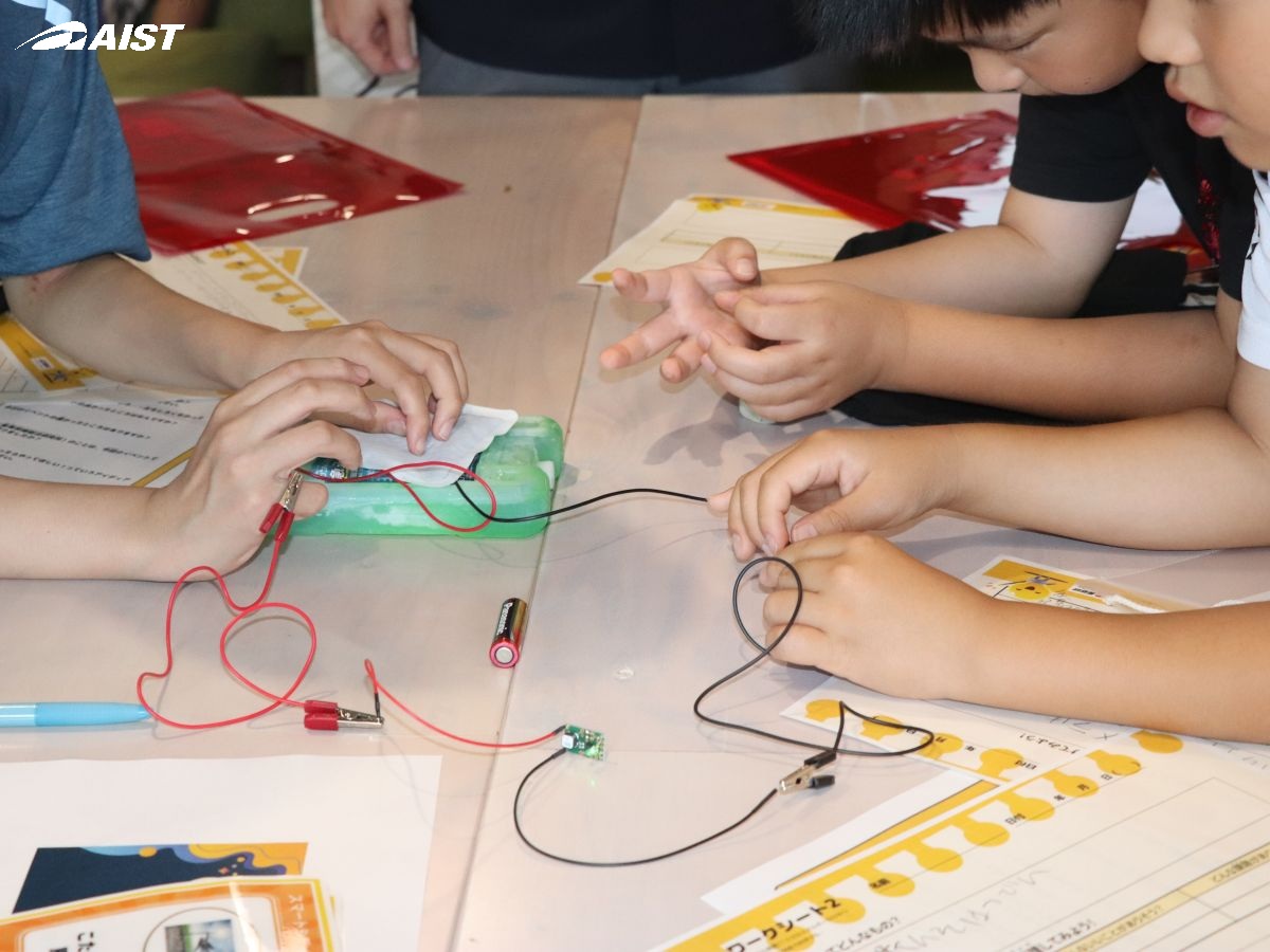 温度差を作って発電をみます