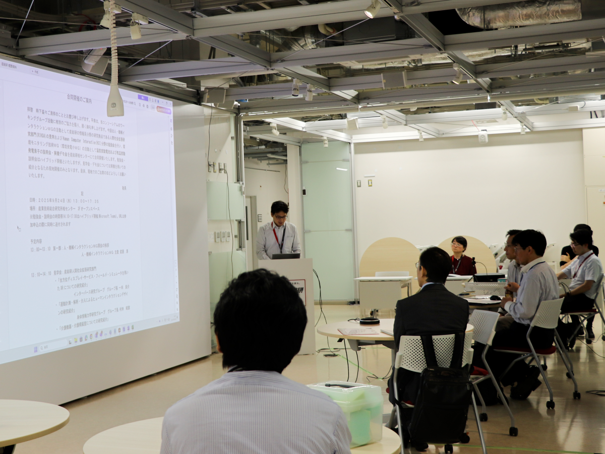 開会の挨拶　武居淳さん