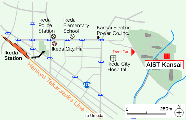 AIST Kansai Map Image
