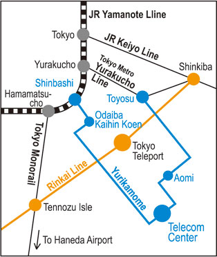 AIST Tokyo Waterfront Map Image