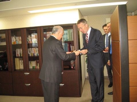 Photo: Ambassador of the Kingdom ofthe Netherlands to Japan