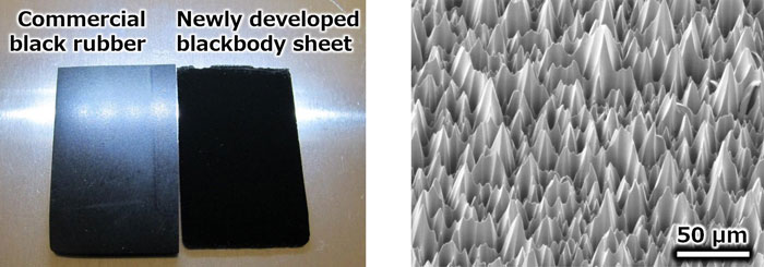 Figure: Developed blackbody sheet