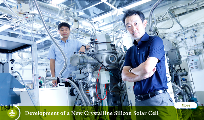 Development of a New Crystalline Silicon Solar Cell