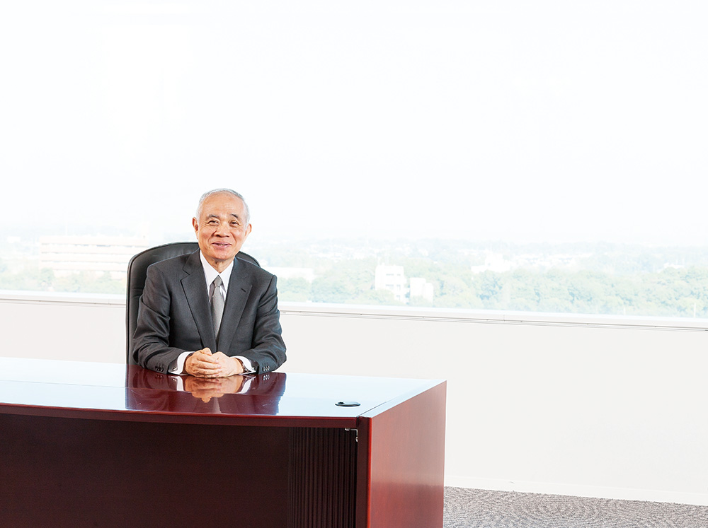 中鉢理事長の写真