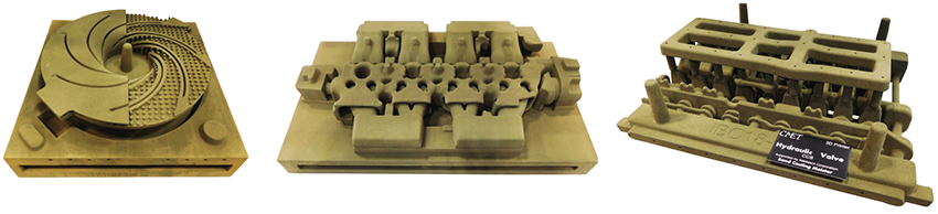 国産インクジェット方式3Dプリンターで造形した砂型
