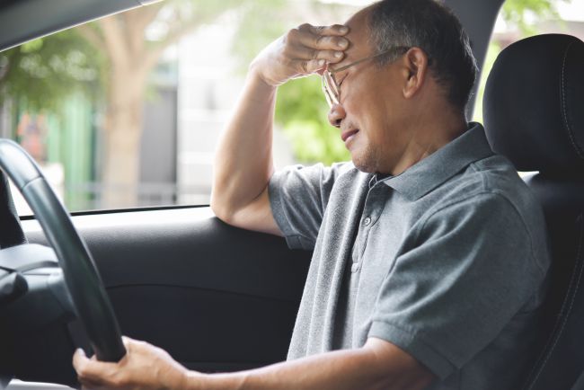 居眠り運転のイメージ