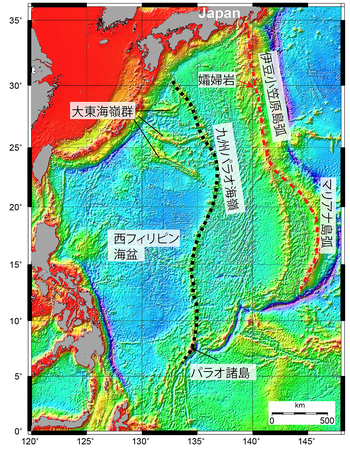 孀婦岩の位置を示した図