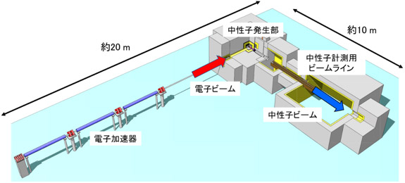 小型加速器中性子施設イメージ図