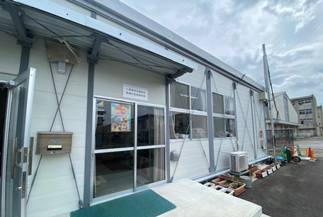 七尾特別支援学校・珠洲分校の仮設校舎の写真