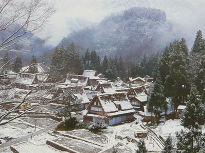 富山県南砺市相倉集落の写真