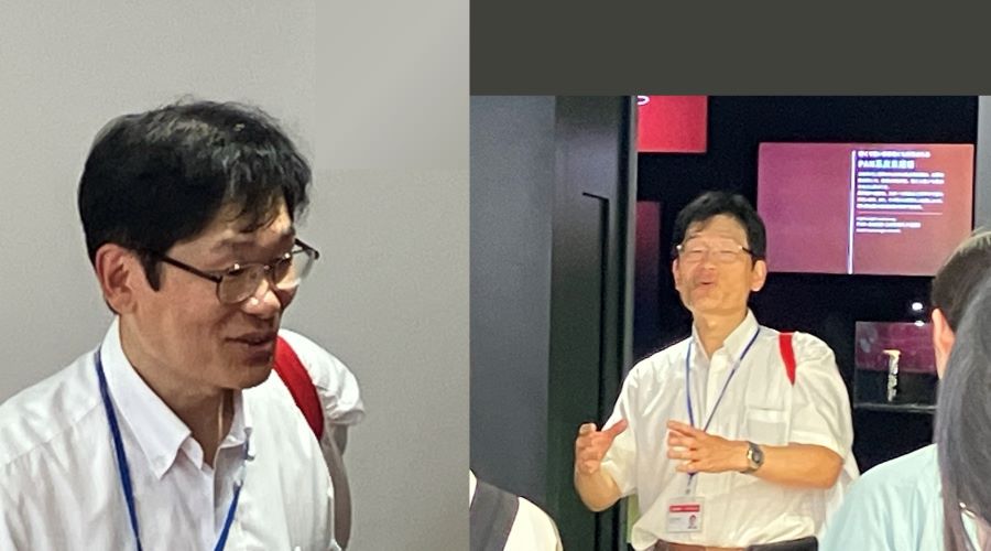 筑波大学学部1年生見学対応の様子