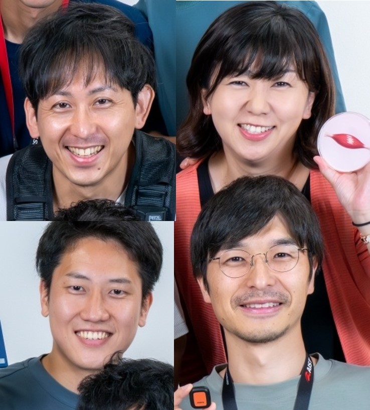 セルフケア実装研究センターのメンバー4人の顔写真