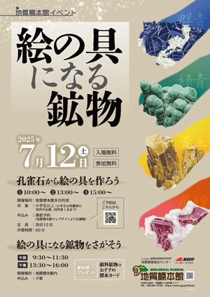 絵の具になる鉱物ポスター
