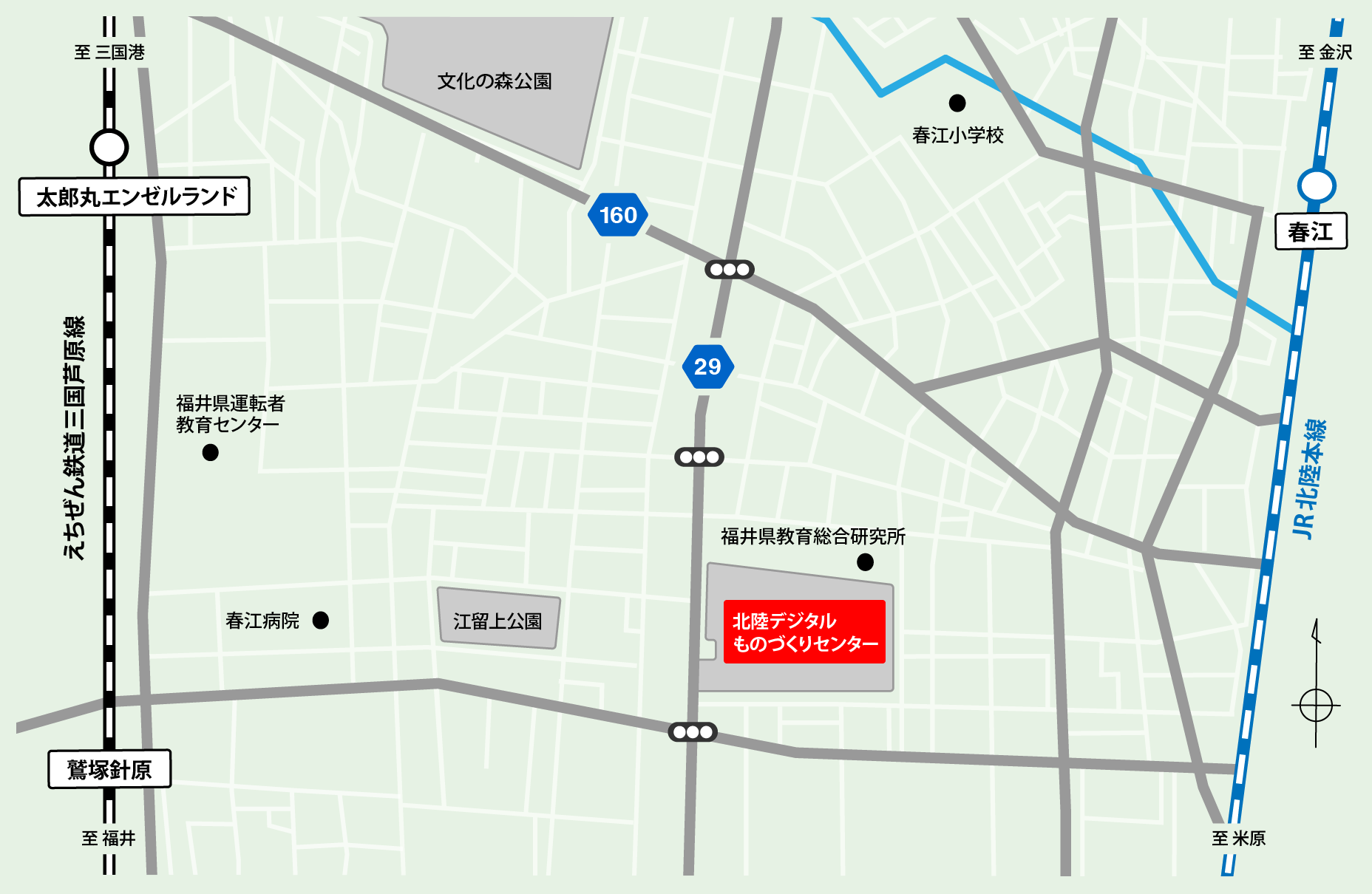 北陸デジタルものづくりセンター地図