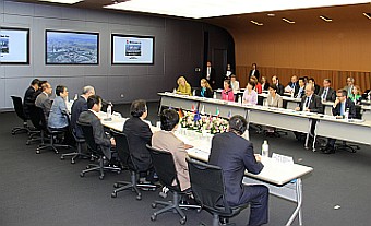 G7各国科学技術大臣来訪写真