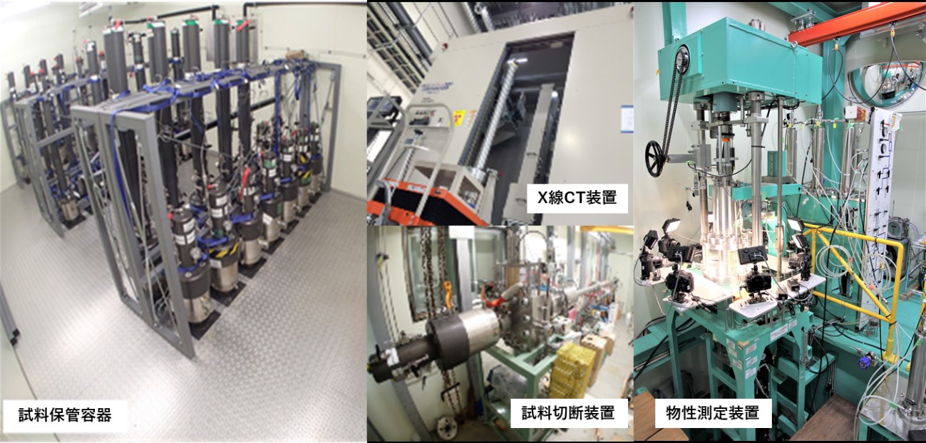 開発した保圧コア分析技術と装置