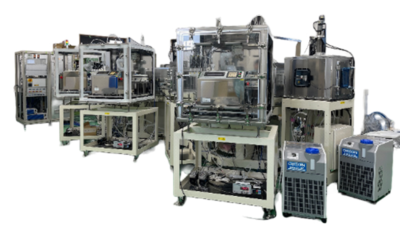 ペロブスカイト太陽電池自動作製システムの写真