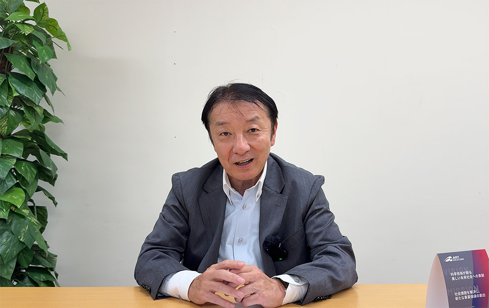 逢󠄀坂 清治CEOの写真