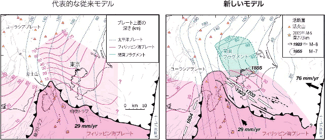 産総研 首都圏直下に潜むプレートの断片と地震発生