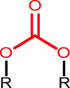 カーボネートの構造図