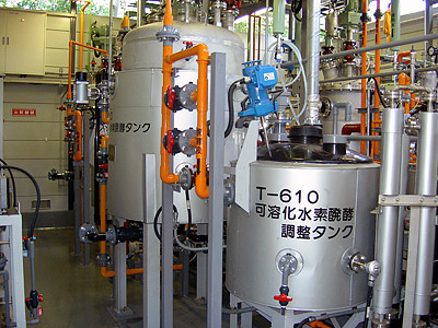 可溶化・水素発酵槽の写真