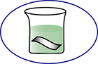 アルコール中で膨潤の図