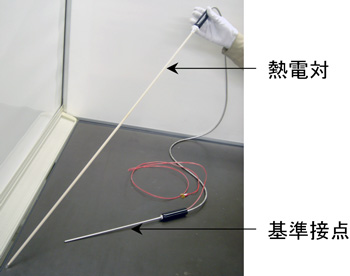 白金/パラジウム熱電対の写真