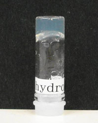 電解質ゲル化剤より調製したハイドロゲルの写真
