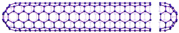 単層カーボンナノチューブの説明図