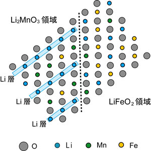 化学ナノドメイン構造の概念図