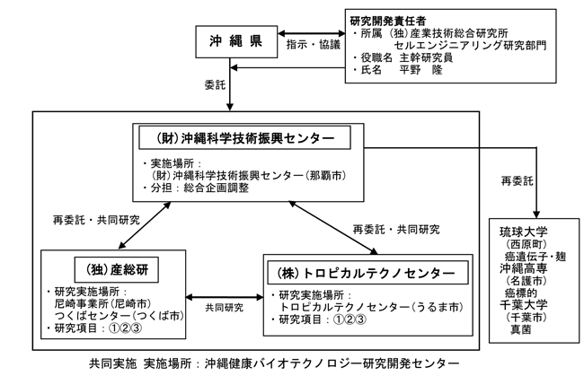 実施体制図